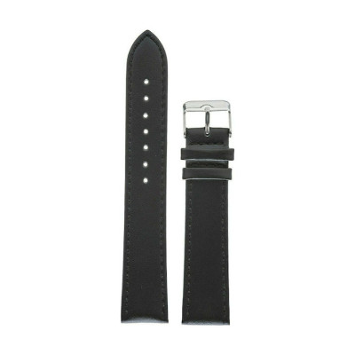 Tzevelion ART1266 Δερμάτινο Λουράκι Μαύρο 12mm art1266-black-12