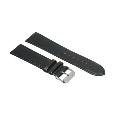 Tzevelion ART1266 Δερμάτινο Λουράκι Μαύρο 14mm art1266-black-14