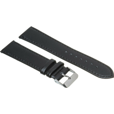 Λουράκι ρολογιου Δερμάτινο TZEVELION ART1266 black μαυρο 18mm - KalliopiSilver