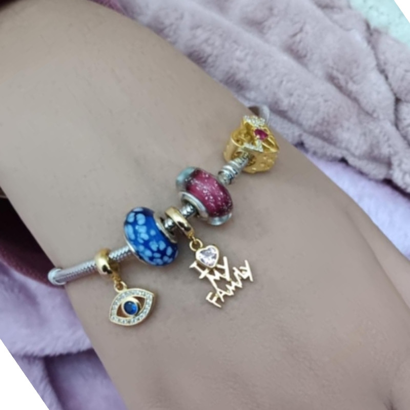 Kalliopisilver Σύμβολο charm Καρδιά Διατρητή από Ασήμι 925 D044 - KalliopiSilver
