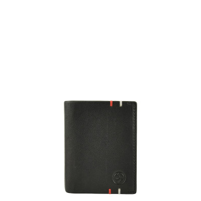 Daston Δερμάτινο Μικρο Ανδρικό Πορτοφόλι με RFID Μαύρο daston-100-black