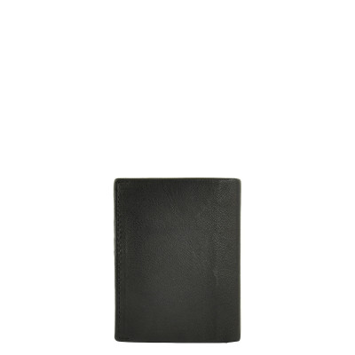 Daston Δερμάτινο Μικρο Ανδρικό Πορτοφόλι με RFID Μαύρο daston-100-black