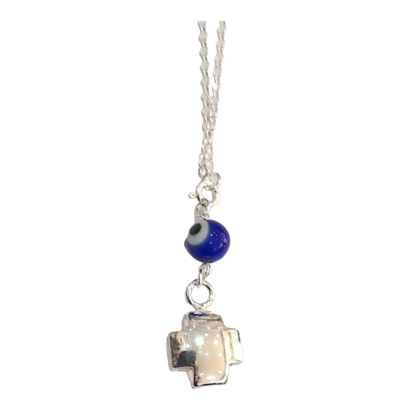 BD JEWELERY Γούρι Φυλαχτο Αυτοκινήτου ασημένιο 925 με σταυρο GT-2052 - KalliopiSilver