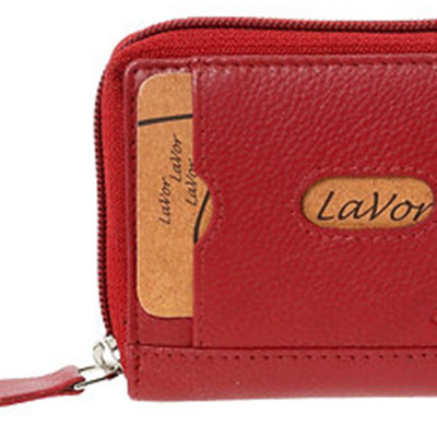 Δερμάτινη Καρτοθήκη με RFID κοκκινη LAVOR 1-3829-red - KalliopiSilver