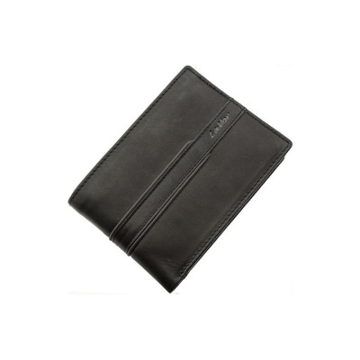Δερμάτινο Ανδρικό Πορτοφόλι Μαύρο lavor 1-5814 black - KalliopiSilver