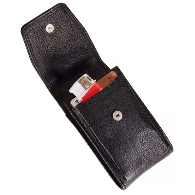Lavor Ταμπακιέρα Δερμάτινη καφε 6,5x12 lavor-1-7044-brown - KalliopiSilver