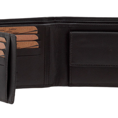 Ανδρικό Δερμάτινο Πορτοφόλι LaVor RFID Καφε lavor-3796-brown