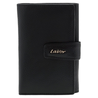 Lavor Γυναικειο δερματινο πορτοφολι RFID μαυρο lavor-6038-black