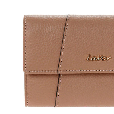 Lavor Γυναικειο δερματινο Μεγάλο πορτοφολι nude lavor-6071-nude - KalliopiSilver