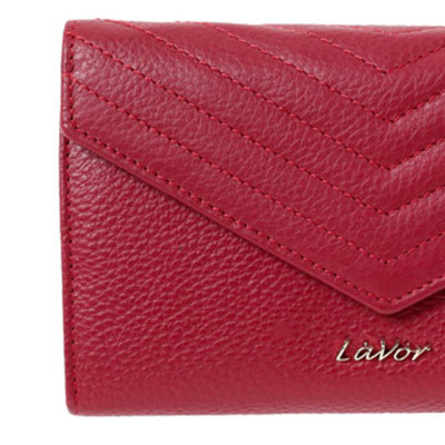 Lavor Μεγάλο Δερμάτινο Γυναικείο Πορτοφόλι με RFID κοκκινο lavor-6072-red - KalliopiSilver