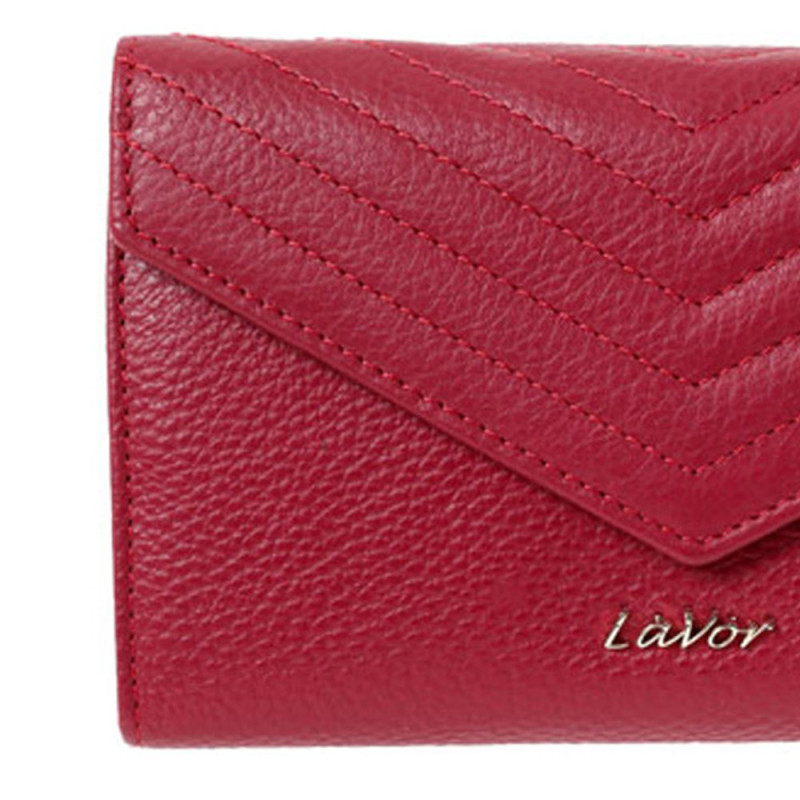 Lavor Μεγάλο Δερμάτινο Γυναικείο Πορτοφόλι με RFID κοκκινο lavor-6072-red - KalliopiSilver