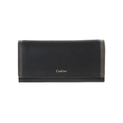 Lavor Γυναικειο δερματινο πορτοφολι μαυρο lavor-6099-black