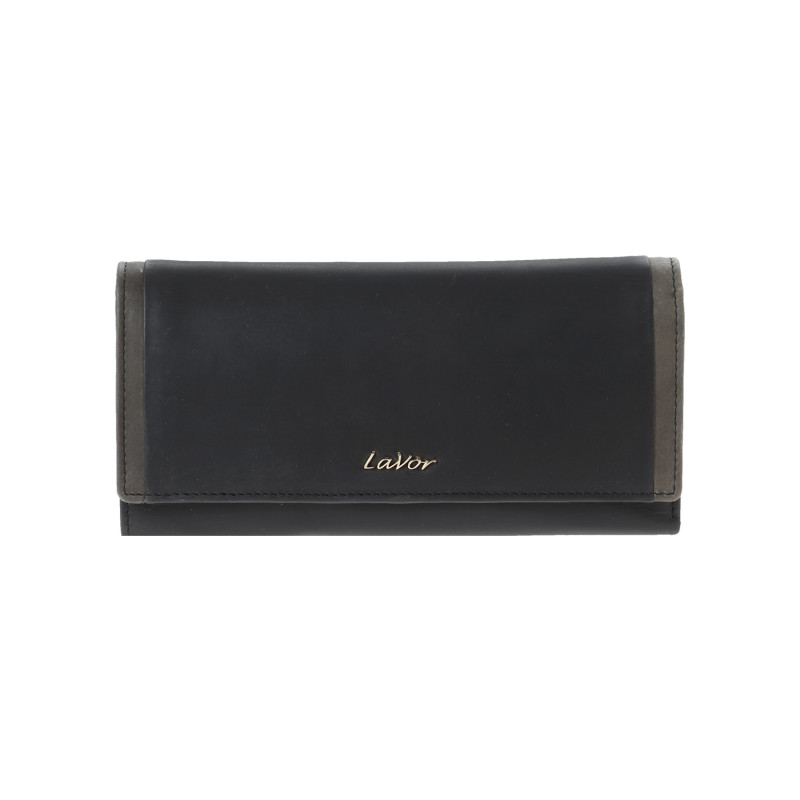 Lavor Γυναικειο δερματινο πορτοφολι μαυρο lavor-6099-black - KalliopiSilver