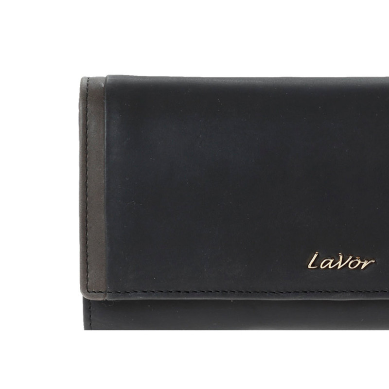 Lavor Γυναικειο δερματινο πορτοφολι μαυρο lavor-6099-black - KalliopiSilver