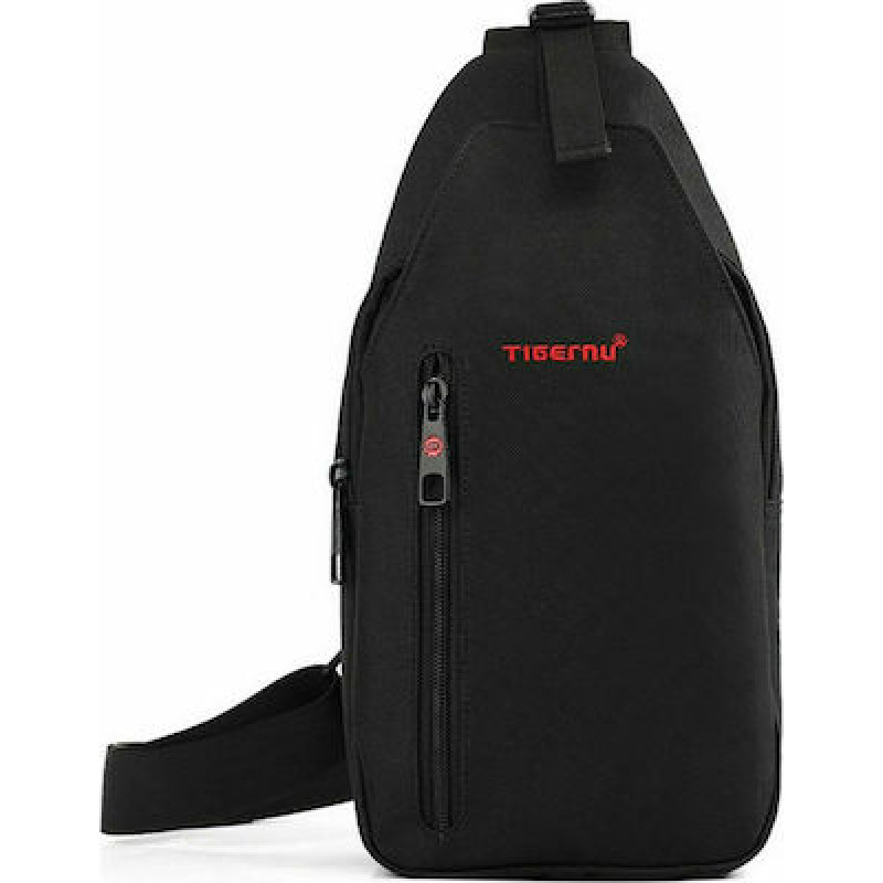 Tigernu T-S8027B, Σακίδιο Crossbody, Ύφασμα, Μαύρο - KalliopiSilver